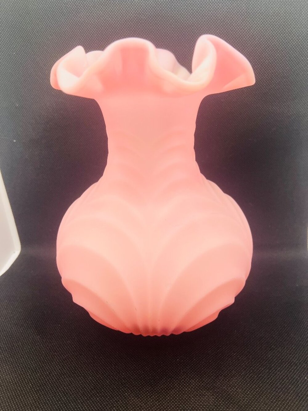 Fenton Rose Pink Drapery Vase Drape Pattern READ - Picture 13 of 15
